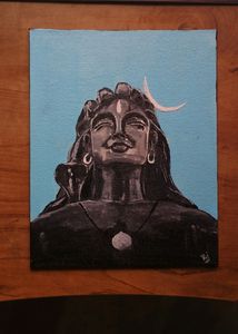 Adiyogi Painting On Canvas
