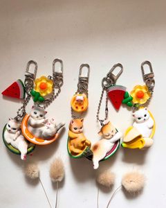 Fruit Cat Keychain ✨