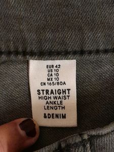 Washed Grey H&amp;M Jeans