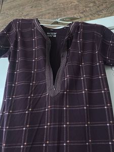 Purple Plaid Nightgown