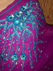 Purple Saree 💜