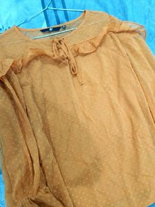 Ruffle Detail Top