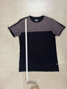 Basics Green Checked Shirt + FREE T-Shirt