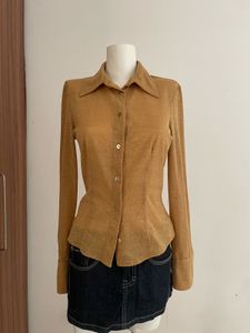 Vintage Style Fitted Shirt