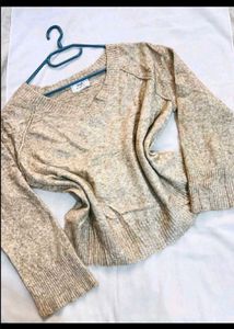 Beige Knit Sweater