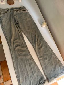 Grey Bootcut Jeans Old Money