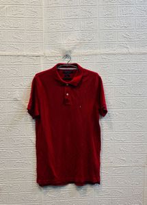 🇬🇧Tommy Hilfiger Imported Red Polo Shirt