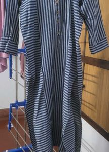 Striped Cotton Kurta