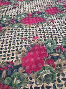 Floral Print Ethnic Saree