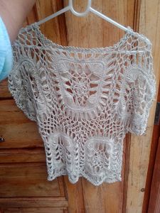 Crochet Knit Top