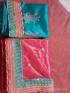 New Organza Saree 🧡