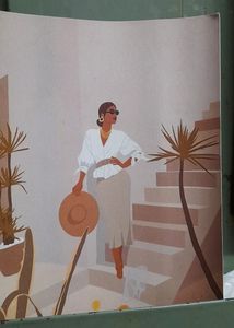 Graceful Moments:Stairway Chic Wall Poster