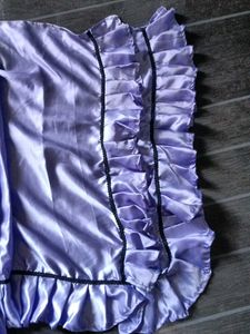 Lavender ready to wear Saree with Blouse