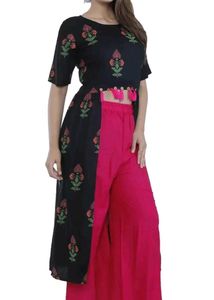 Floral Print Tassel Top Only