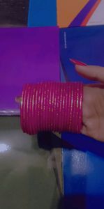 Pink Bangle For Party Wear Brand New 2 dozen
