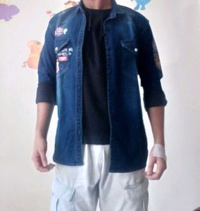 Stylish Denim Shaket (shirt/jacket)