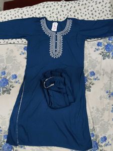 Elegant Blue Kurta Set