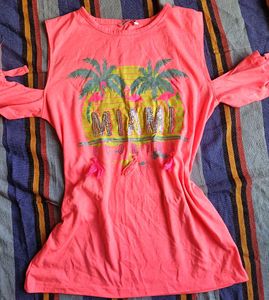 Miami Flamingo Girls Top