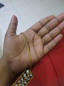 Multicolour Earing With Maangtika