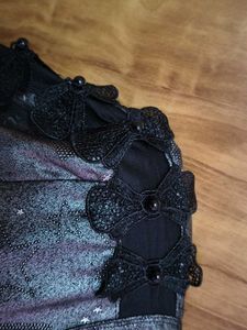 EXCLUSIVE 💖 DESIGNER 💝Elegant Silver &amp; Black Top