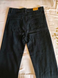 Wide Leg Black Jeans