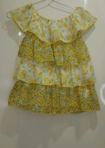 Reliance Trends( Frends ) Girls Yellow Top