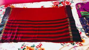 Elegant Red Saree