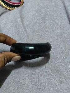 Black Bangle Bracelet