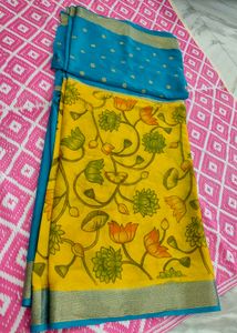 Elegant Floral Saree