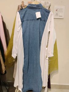 beautiful cotton denim soft dress