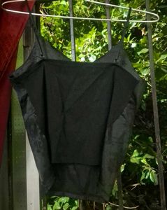 Elegant Black Cami top Padded