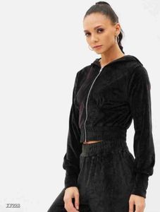 xs size crop sweatshirt with cap