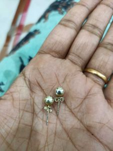 Silver Ball Stud Earrings (solid ones)