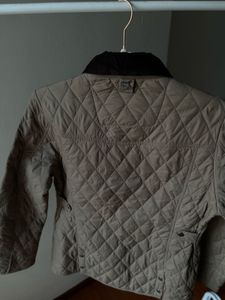 QUILTED LIGHWEIGHT DARK BROWN JACKET