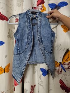 Denim jacket And Sweater