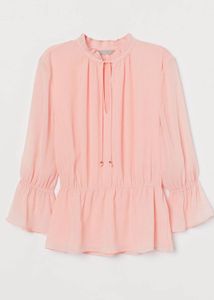 H&amp;M Womens Blouse Top &amp; Elastic Waist