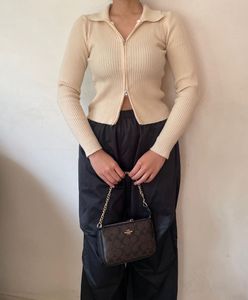 Double Zipper Top