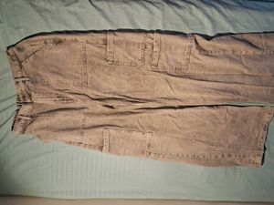 Grey Wide Leg Pants