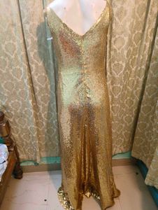 Gold Sequin Gown