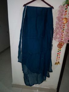 Three Pcs Fully Embroidered Sharara Suit