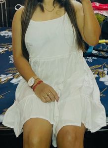 White Strip Top