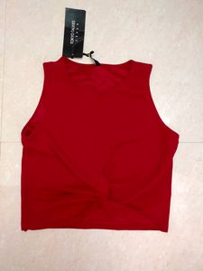 stylish crop twisted Top