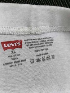 Levi&#39;s Style 010  White Colour Comfort Boxer Brief