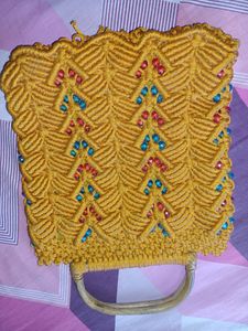 Handmade Bag Designed With Chrystal