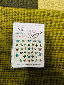 3D Fancy Butterfly Nails Accessories