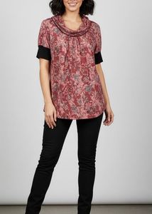 AND Floral Print Top Stretchable XL