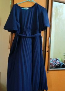 Elegant Navy Blue Dress