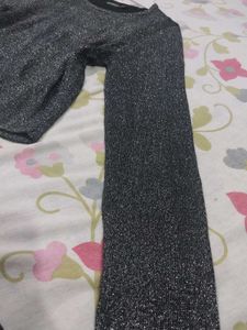 Sparkly Grey Top