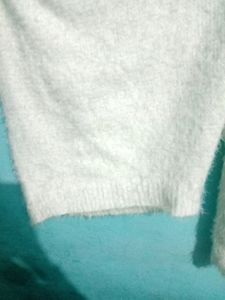 Winter Wear Top Hand Work Flower On Shoulder
