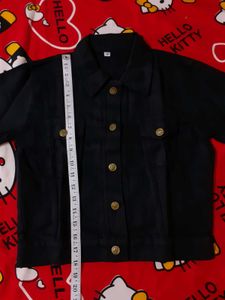 Stylish Black Denim Women Jacket (New)